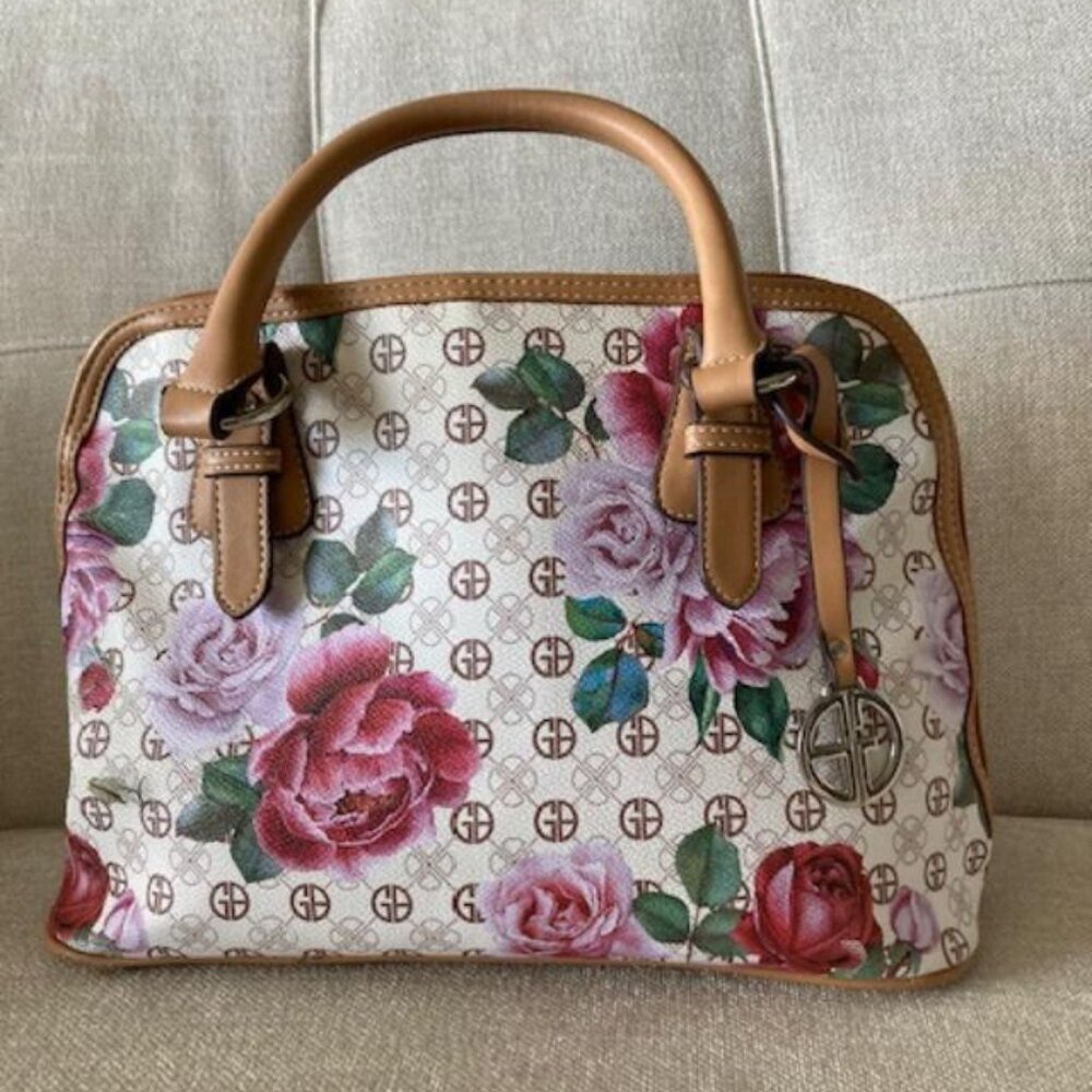 Giani Bernini Handbag with Flower Design